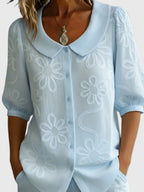 Vinica | Elegant Floral Lightweight Blouse