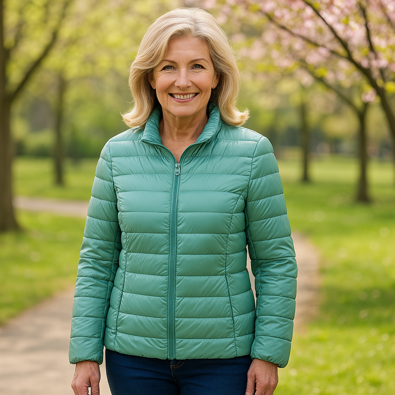Ulla Transitional Padded Jacket | Mint Green