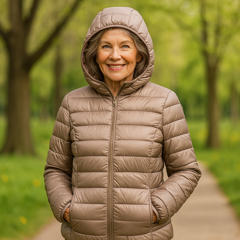 Metta Transitional Padded Jacket | Champagne