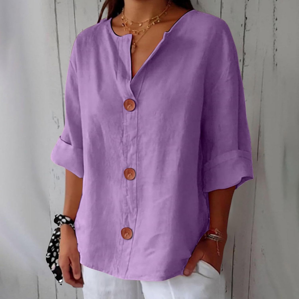 Hazel | Loose-fitting Summer Blouse