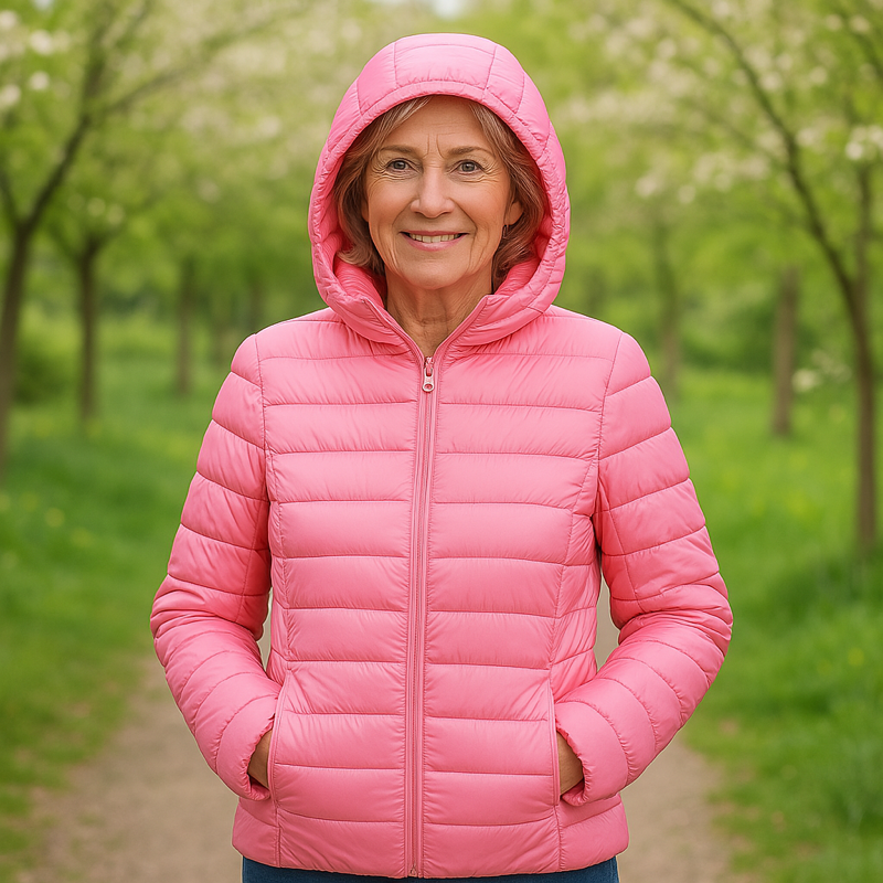 Metta Transitional Padded Jacket | Pink