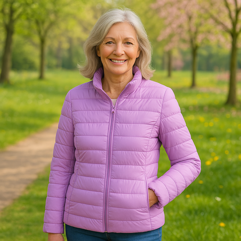 Ulla Transitional Padded Jacket | Lilac