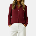 Audrey | Classic Knitted Button Cardigan