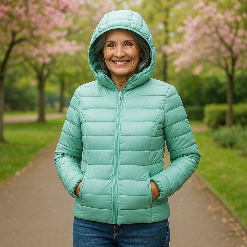 Metta Transitional Padded Jacket | Mint Green