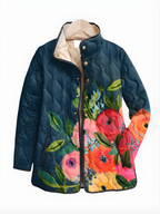 Carter| Vintage Floral Quilted Jacket