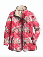 Carter| Vintage Floral Quilted Jacket