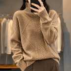 Ellis | Cable-Knit Turtleneck Sweater