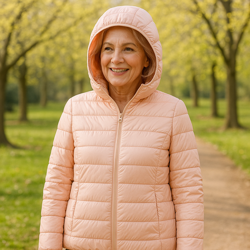 Metta Transitional Padded Jacket | Light Pink