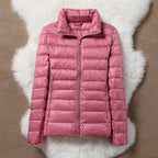 Ulla Transitional Padded Jacket | Salmon