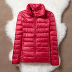 Ulla Transitional Padded Jacket | Red