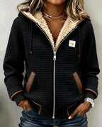 Penelope™ Hooded Quilted Fleece Jacket