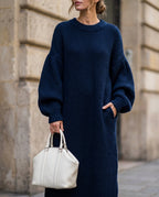Adara Women's Oversized Knit Maxi Dress