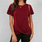Luna | Tummy Tucking Round-neck top