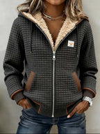Penelope™ Hooded Quilted Fleece Jacket
